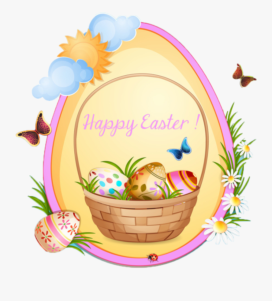 Egg Easter Bunny Illustration Happy Free Transparent - Easter, Transparent Clipart