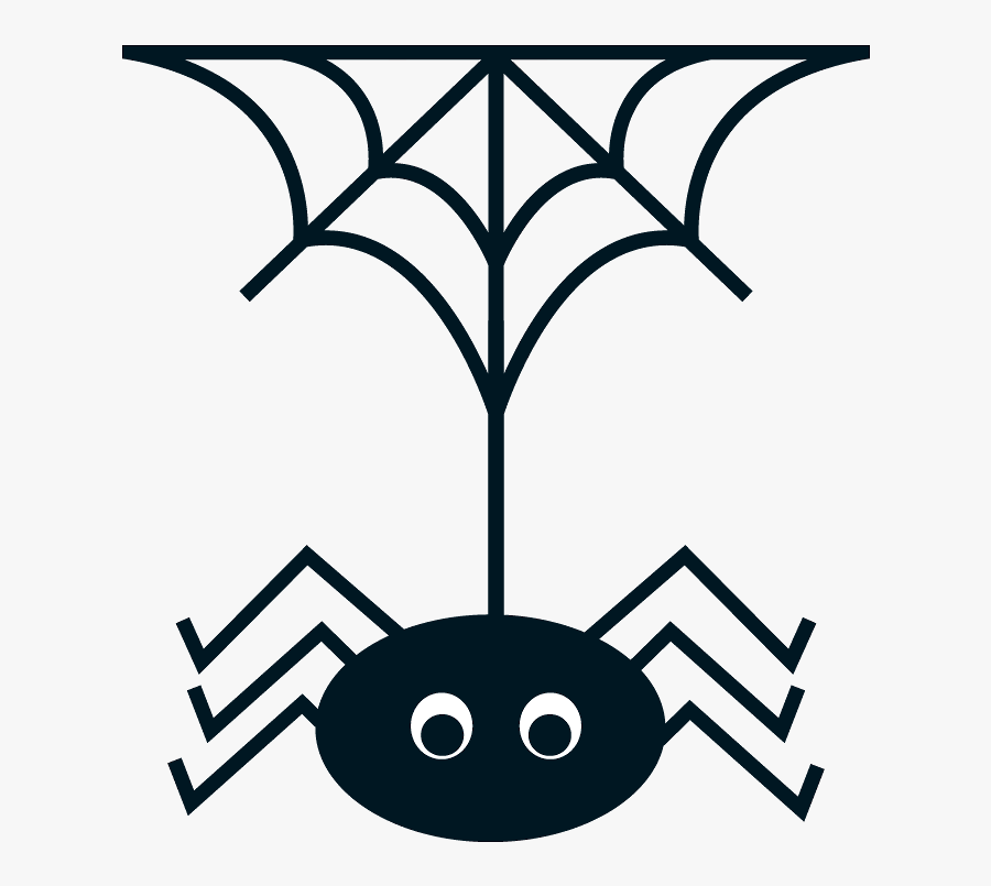Http - //danimfalcao - Minus - Com/i/h8do7mo3fwob Halloween - Simple Spider Web Design, Transparent Clipart