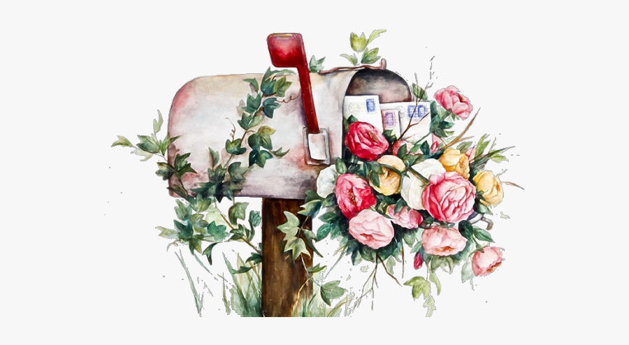 Mailbox Watercolor, Transparent Clipart