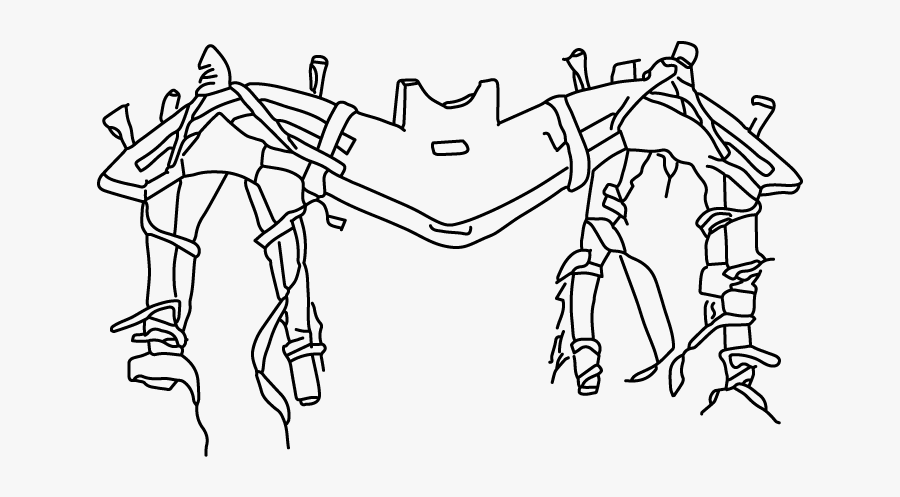 Ox Drawing Yoke - Line Art, Transparent Clipart