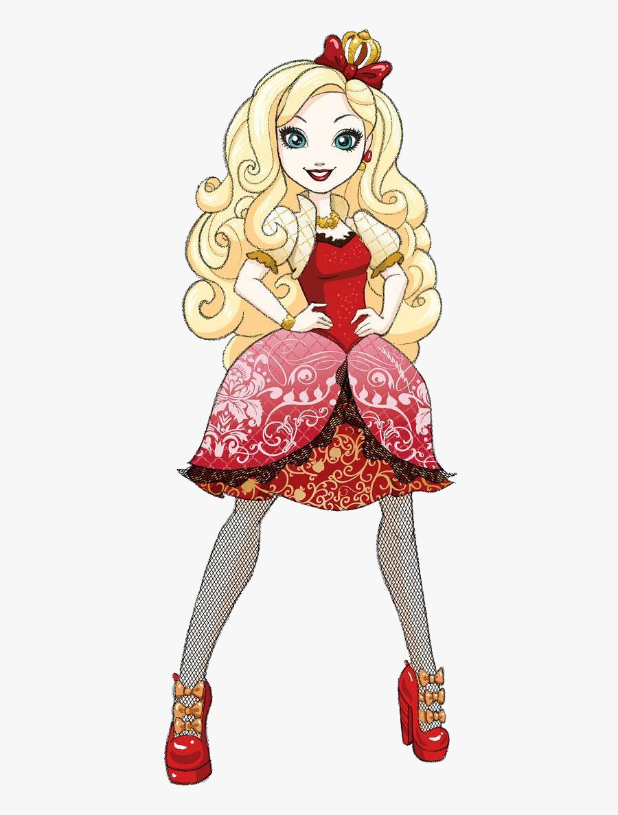 Wig Clipart Goldilocks - Ever After High Characters Apple White, Transparent Clipart