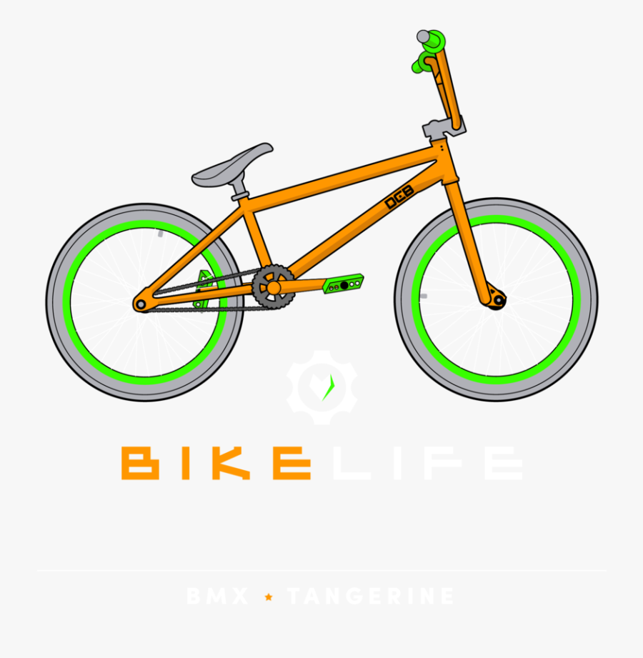 Bike Life Bmx Tangerine Artboard - Kink Curb Matte Black Goldschlager, Transparent Clipart