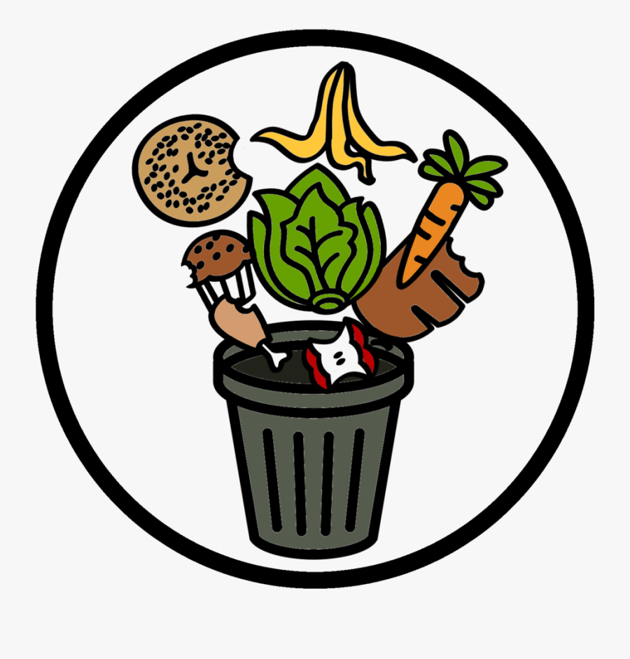 Transparent Compost Clipart - Food Waste Bin Cartoon, Transparent Clipart