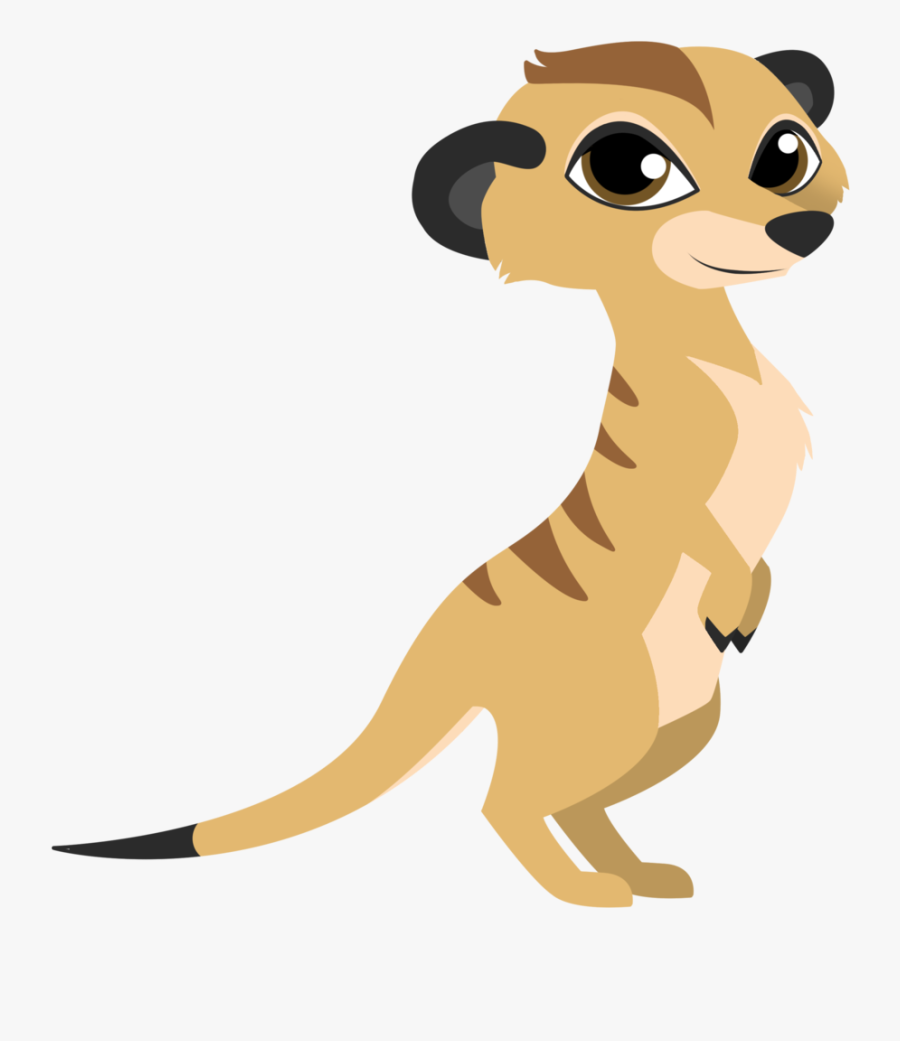 A Little Meerkat By Simply Jax D5z44rg - Meerkat Cartoon Png, Transparent Clipart