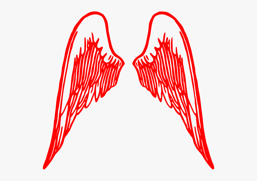 Tattoo Angel Wings Clipart - Red Angel Wings Png, Transparent Clipart