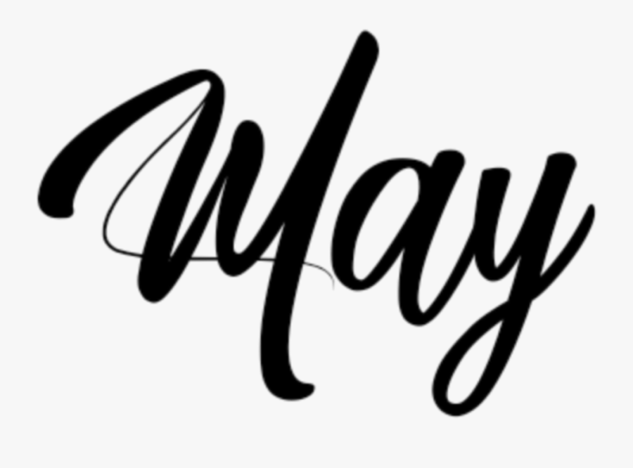 #may #months #month #inscription #inscriptionmay - Transparent Thursday Png, Transparent Clipart