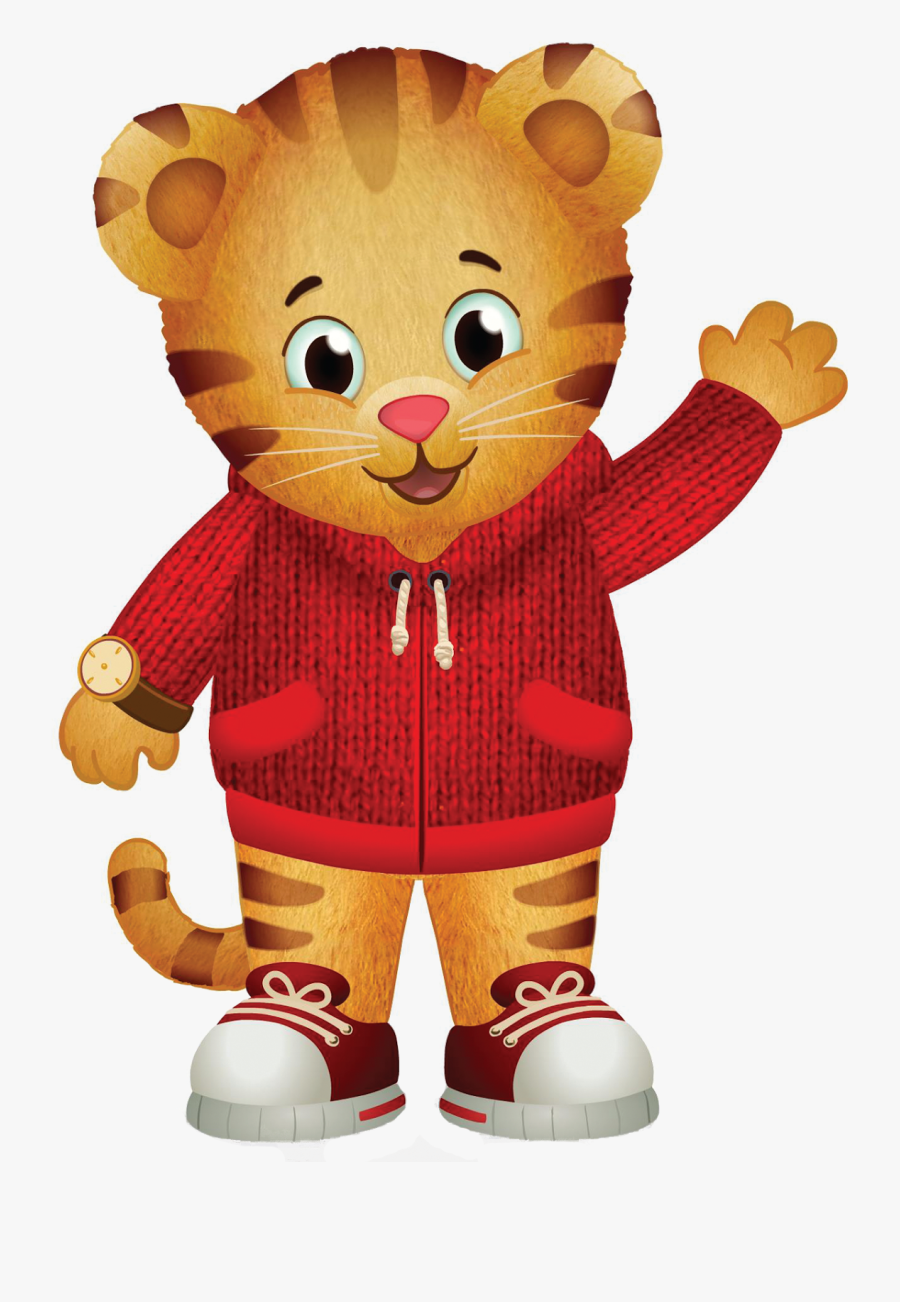 My Daughter Turned Three - Daniel Tiger Holding Balloons, Transparent Clipart