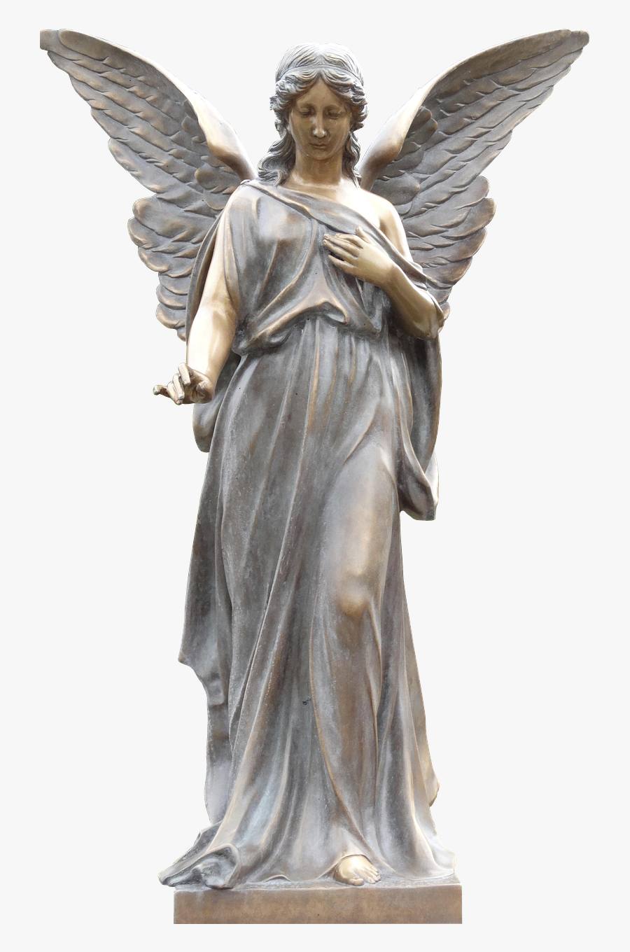 Estatua De Un Angel, Transparent Clipart