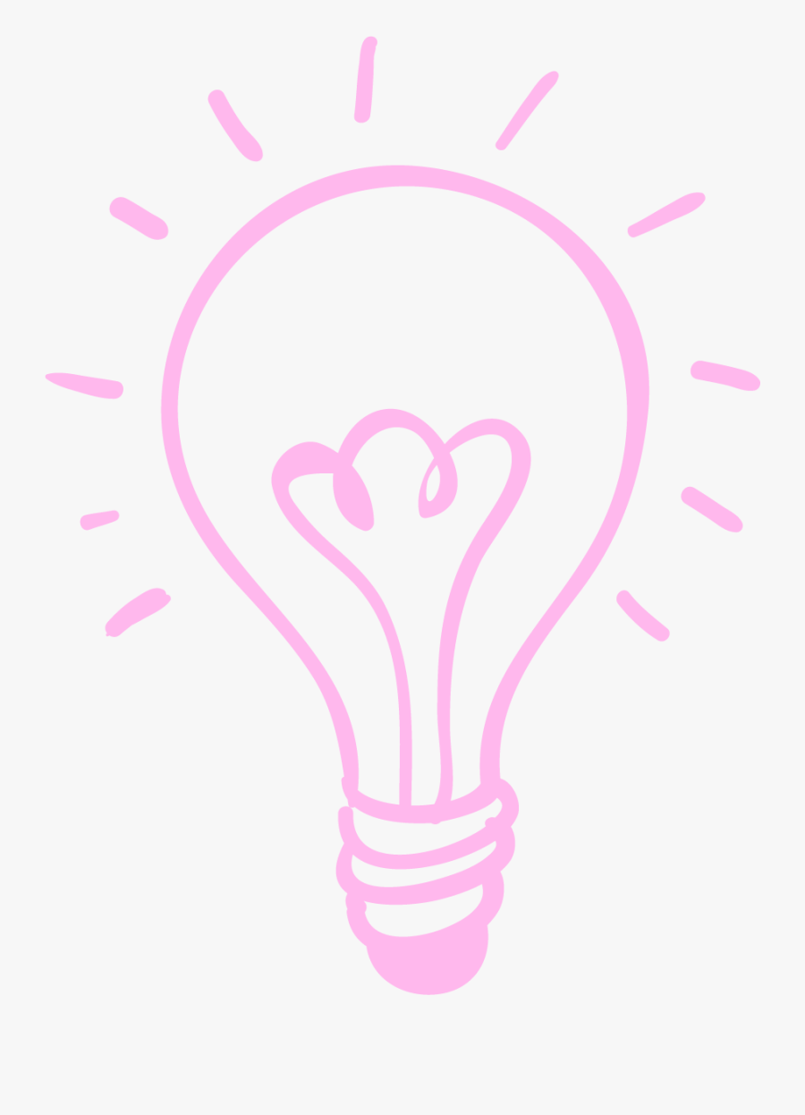 Pink Frames Illustrations Hd - Lampada Rosa Desenho, Transparent Clipart