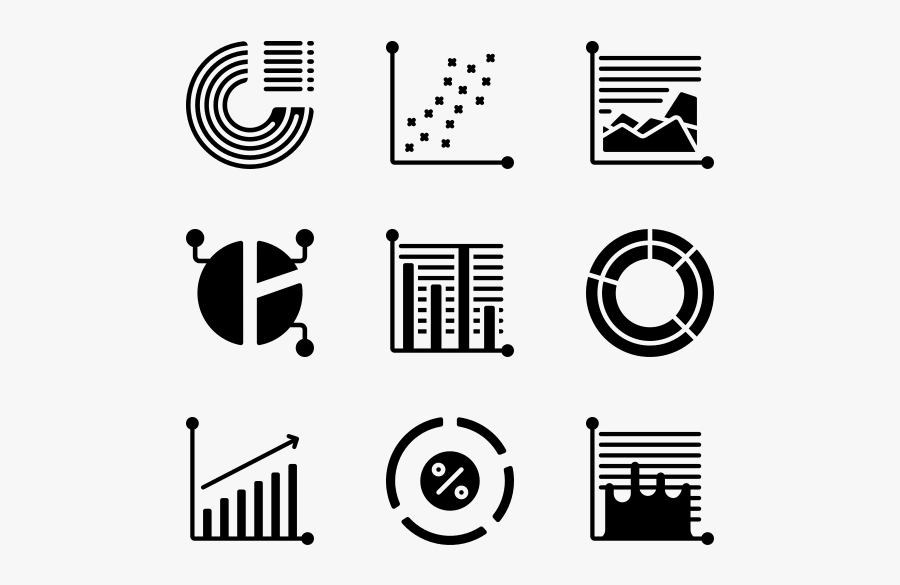 Data Visualisation - Data Analysis Icon Png, Transparent Clipart