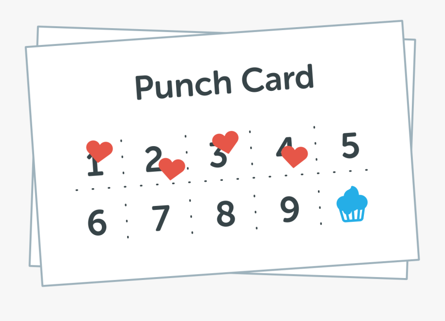 Keep Customers Coming Back With A Digital Punch Card - Sign, Transparent Clipart