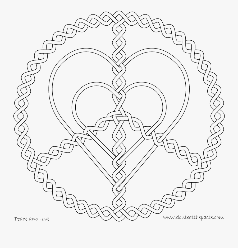 Jesus Loves Everyone Coloring Pages Love Coloring Pages - Heart Patterns Coloring Pages, Transparent Clipart