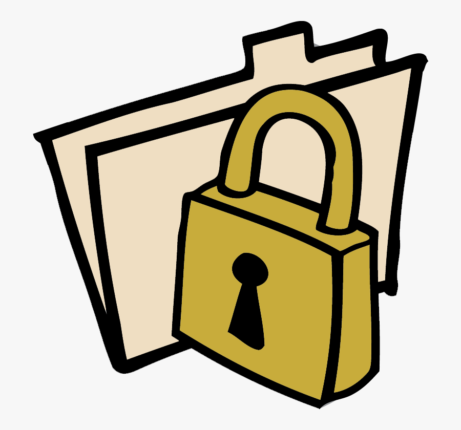 Data Security, Transparent Clipart
