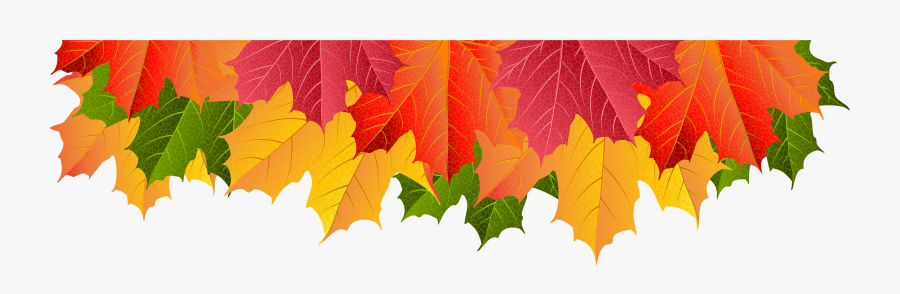 Clipart Leaves Border - Fall Leaf Border Clipart, Transparent Clipart