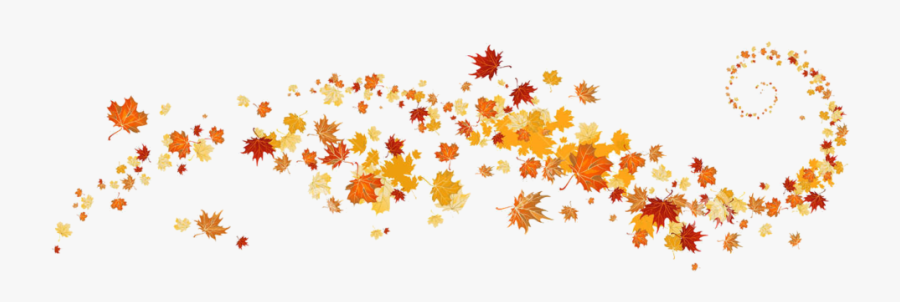 Festival Clipart Border Design 13 - Fall Leaves Banner Clip Art, Transparent Clipart