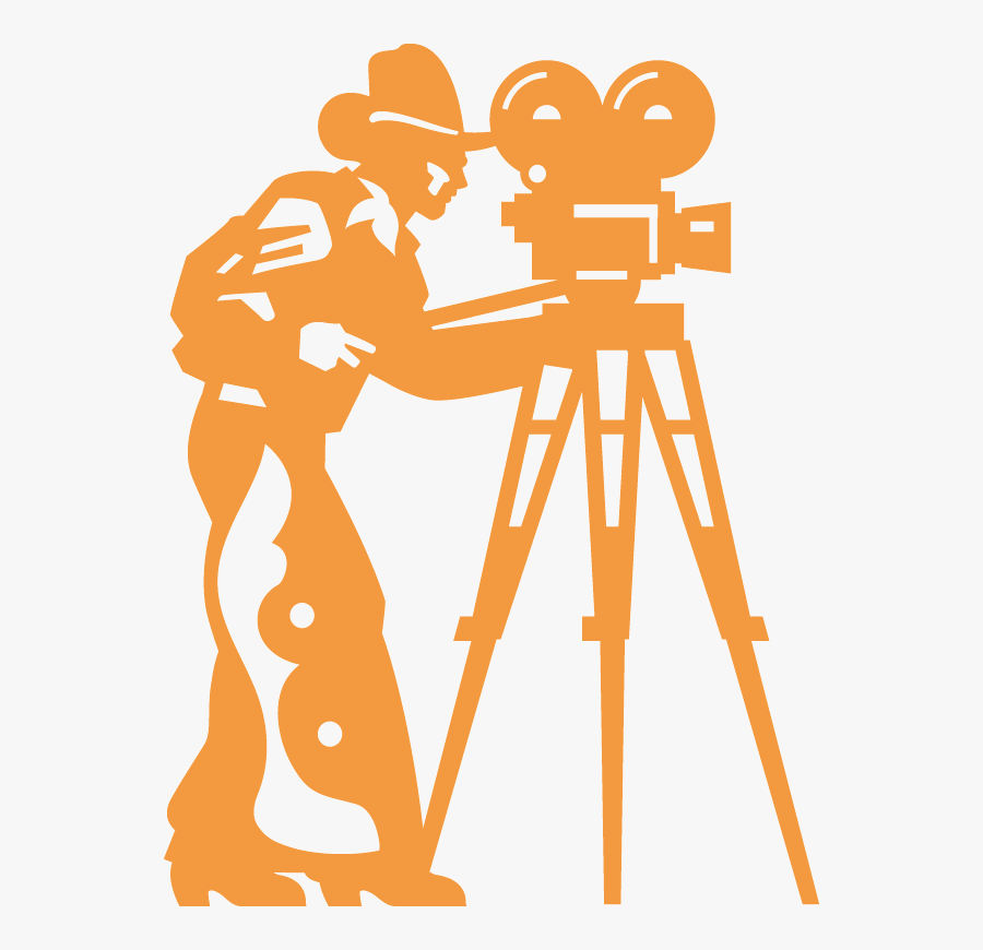 Wrmppf Logo Camera Cowboy - Will Rogers Motion Picture Pioneers Foundation, Transparent Clipart