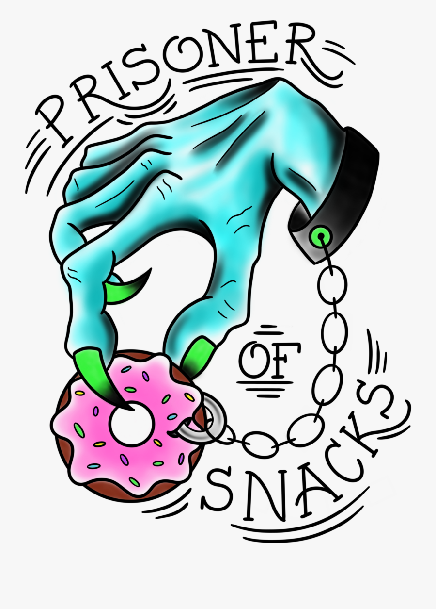 Image Of Prisoner Of Snacks Print Clipart , Png Download, Transparent Clipart