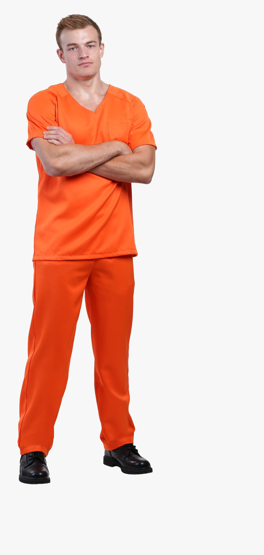 Orange Costume Prisoner Png Picture - Prisoners Png, Transparent Clipart
