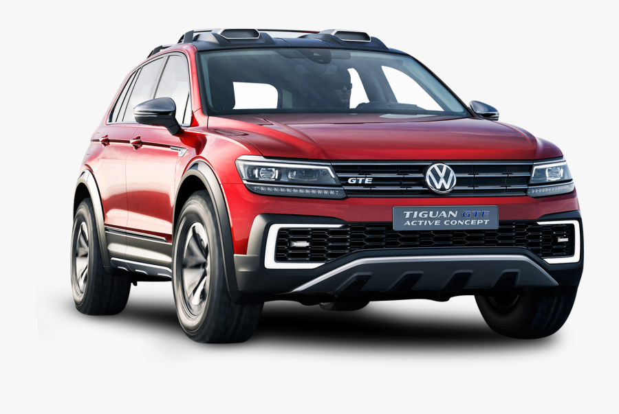 Volkswagen Tiguan Gte Active Red Car - Tiguan Concept, Transparent Clipart