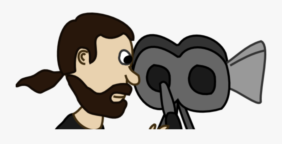 Videos For All Needs - Filmmaker Cartoon, Transparent Clipart
