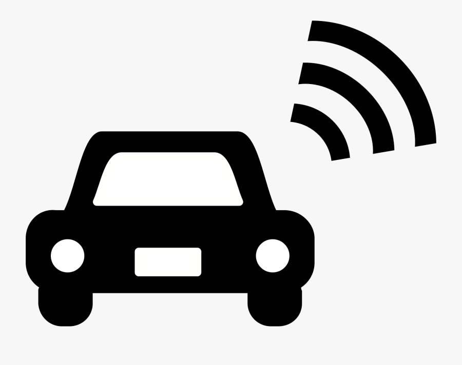 Connected Car Icon Png, Transparent Clipart
