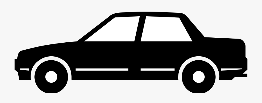 Car Silhouette Side Transparent Clipart , Png Download - Car Clipart Black, Transparent Clipart