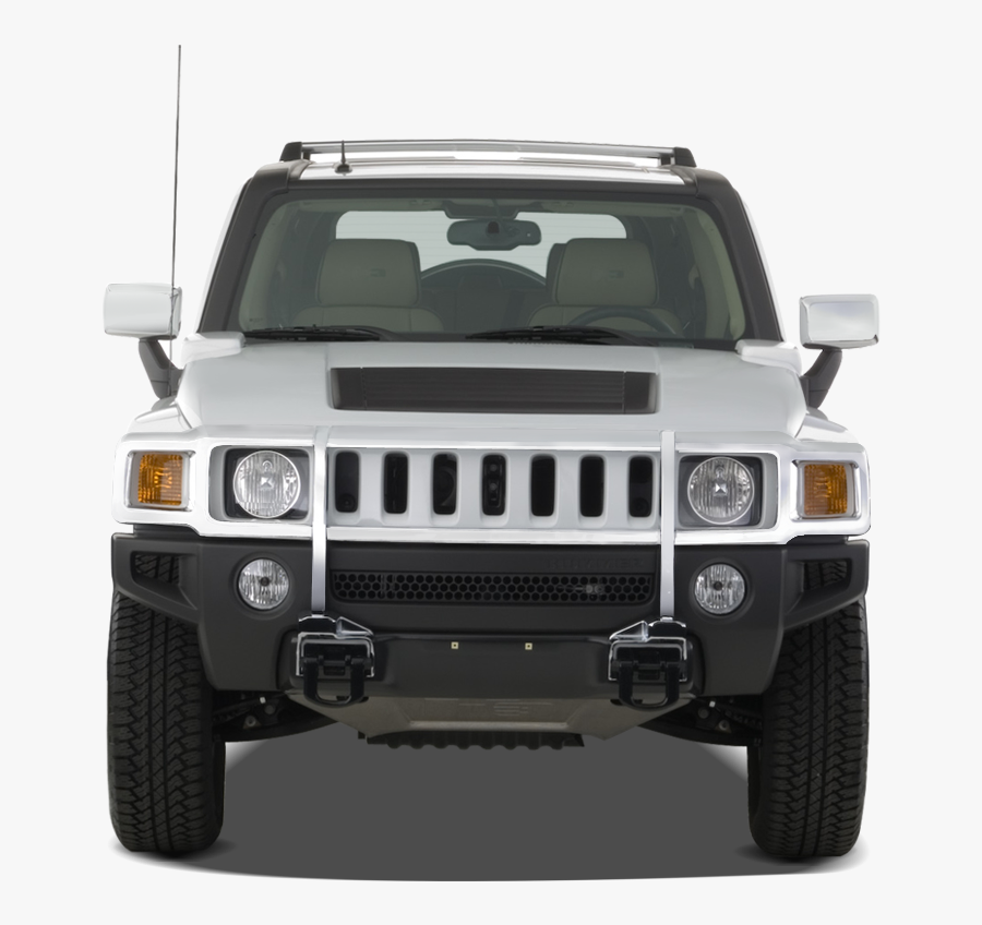 Hummer Clipart Safari Jeep - 2007 Hummer H3 Front, Transparent Clipart