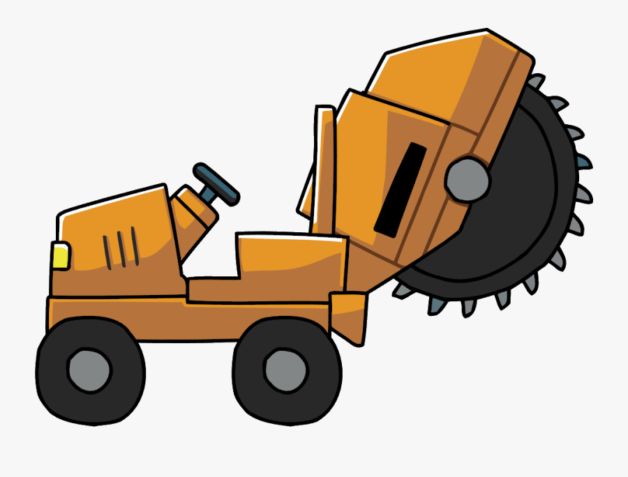 Super Scribblenauts Construction Vehicles - Scribblenauts Vehicle, Transparent Clipart