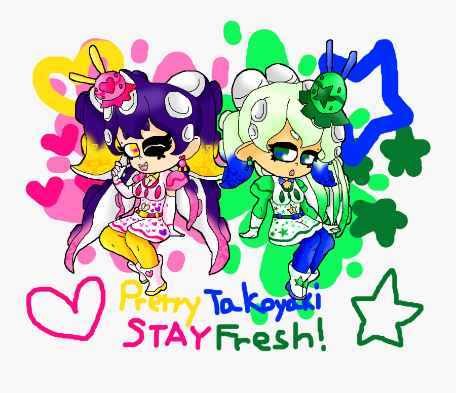 Clip Art Pretty Sisters - Cartoon, Transparent Clipart