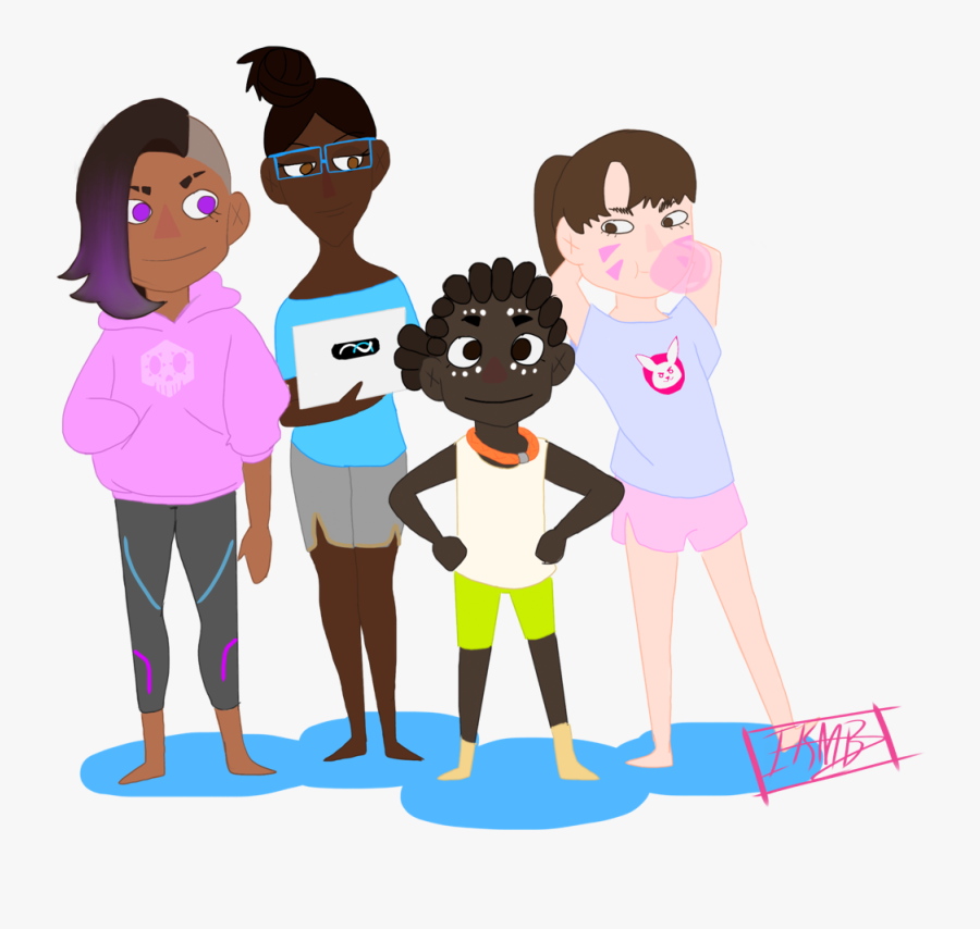 “in Another World They"d Be Sisters ” 😍😍 - Cartoon, Transparent Clipart