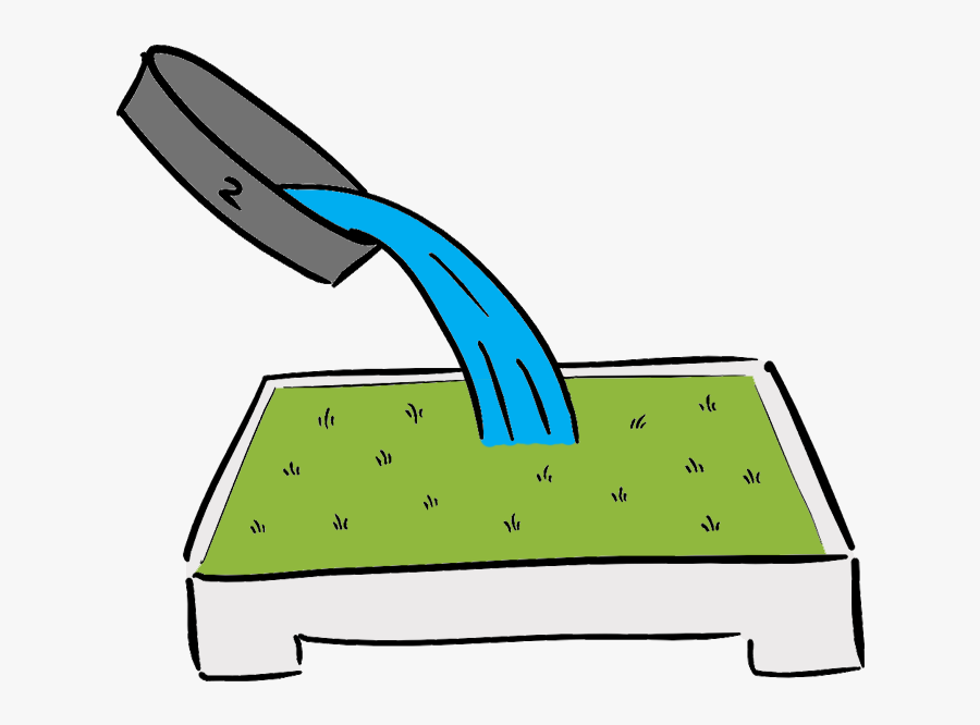 Pour Water & Soap Over The Grass Clipart , Png Download, Transparent Clipart