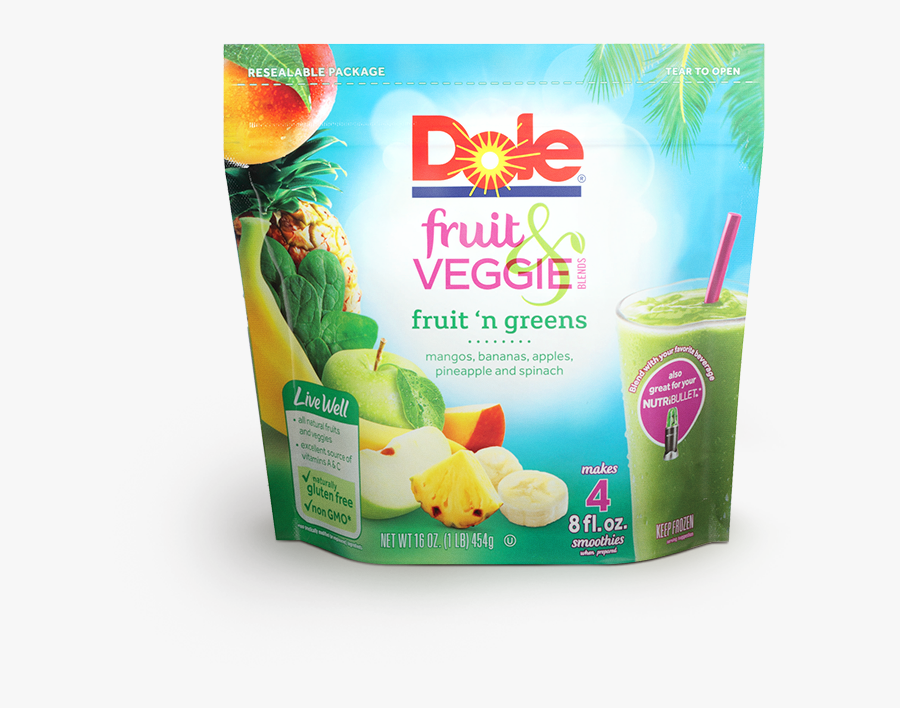 Transparent Guava Clipart - Dole Fruit And Veggie Blends, Transparent Clipart