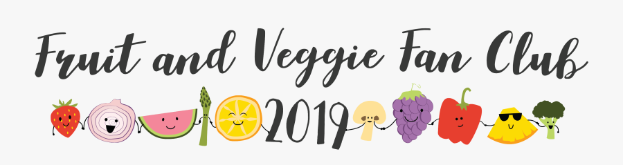 Fruit And Veggie Clear Header - Cartoon, Transparent Clipart