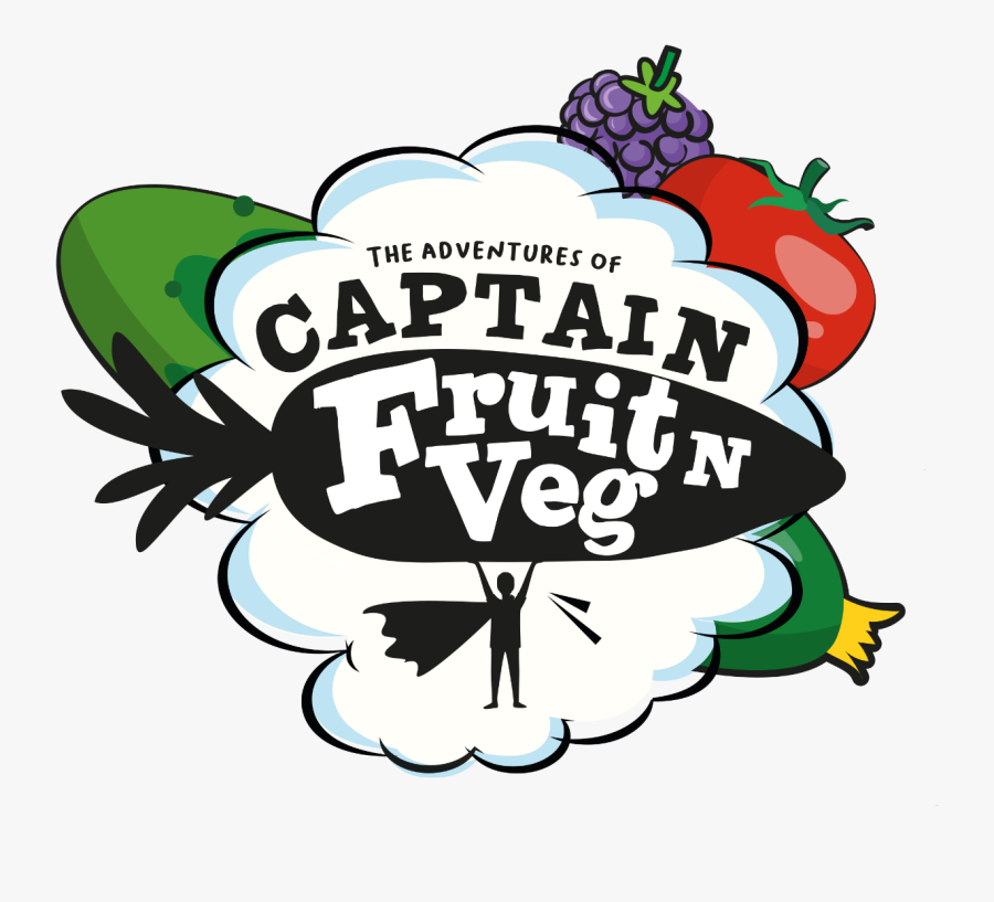 The Adventures Of Captain Fruit N Veg - Smart Is The New, Transparent Clipart