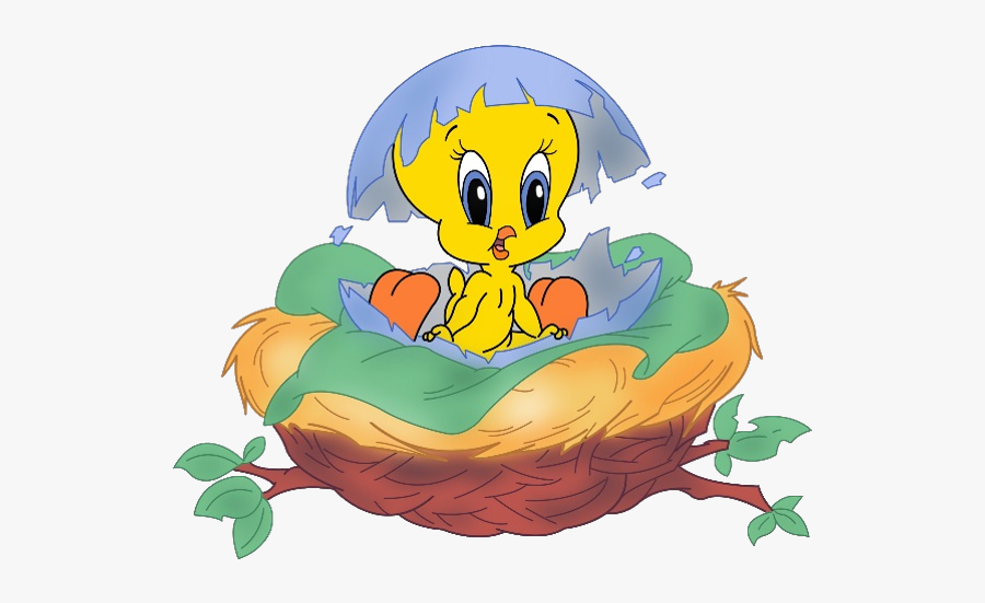 Cartoon Of Baby Tweety, Transparent Clipart