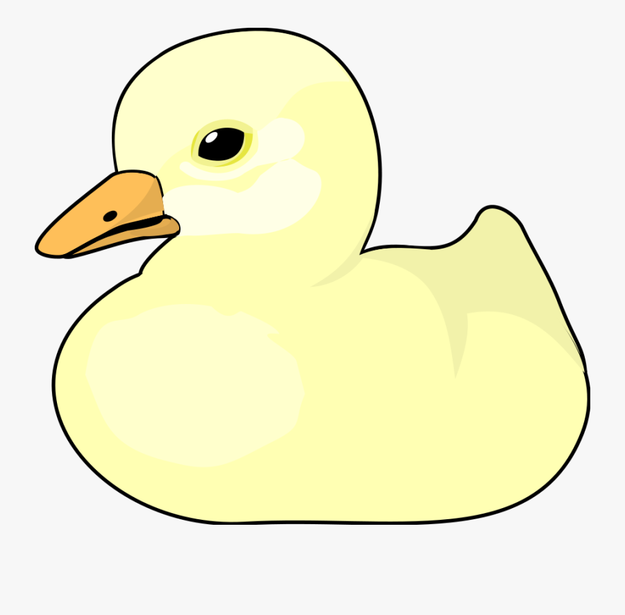 Swimming Baby Bird Clip Art At Clker - Cartoon Duck, Transparent Clipart