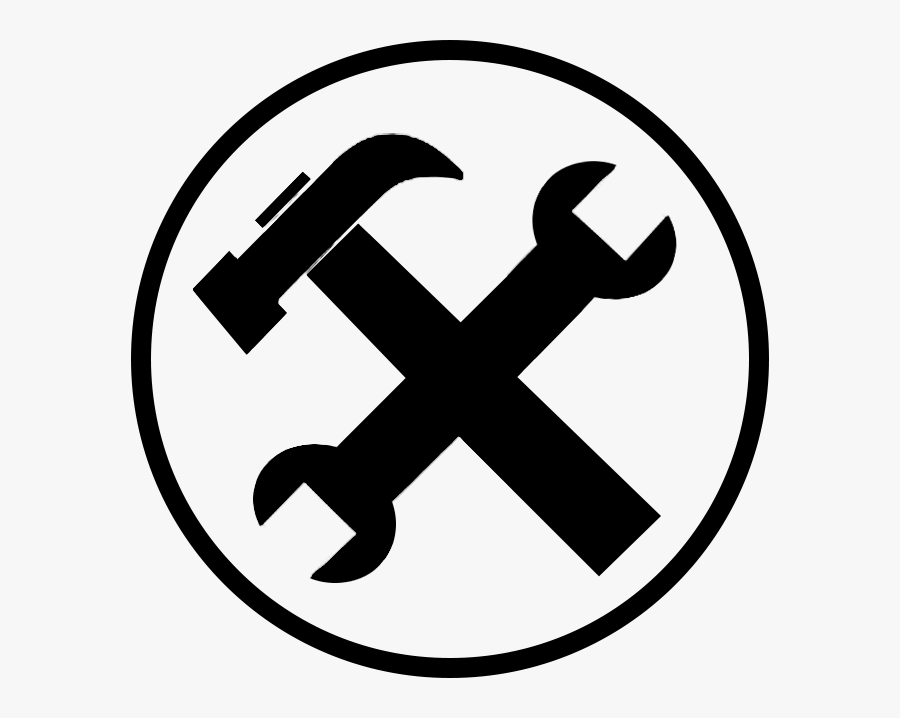 Hammer-1 - Hammer And Wrench Logo, Transparent Clipart