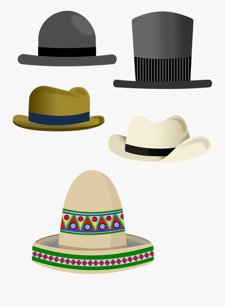 Transparent Top Hat Clipart - Hat, Transparent Clipart