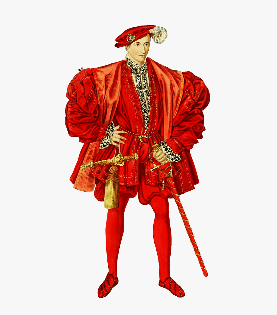 Queen Philippa Dressed Gentleman - Medieval Person Transparent Background, Transparent Clipart