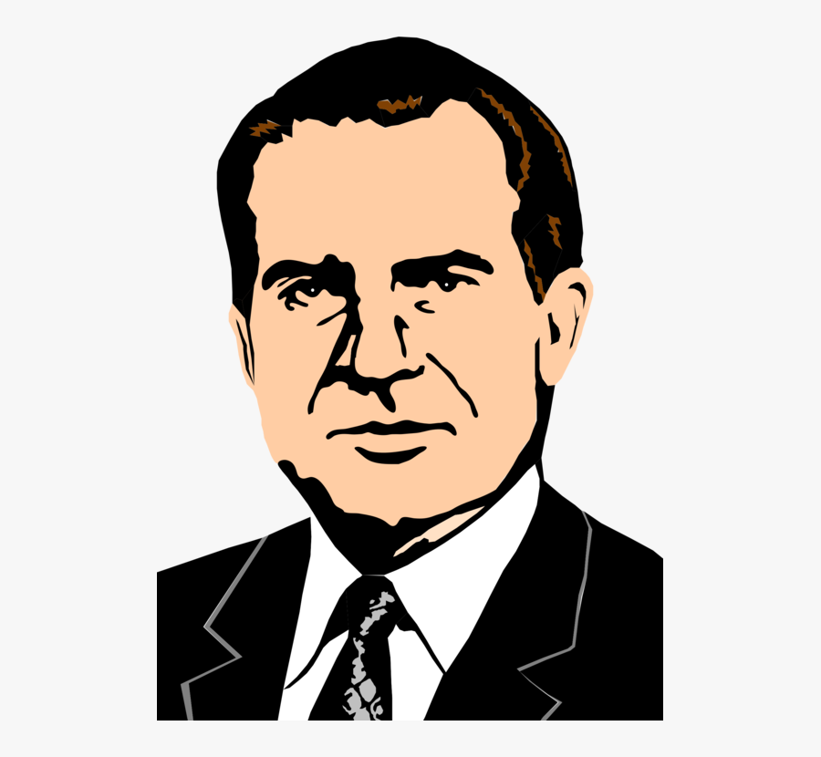 Human Behavior,art,gentleman - Richard Nixon, Transparent Clipart