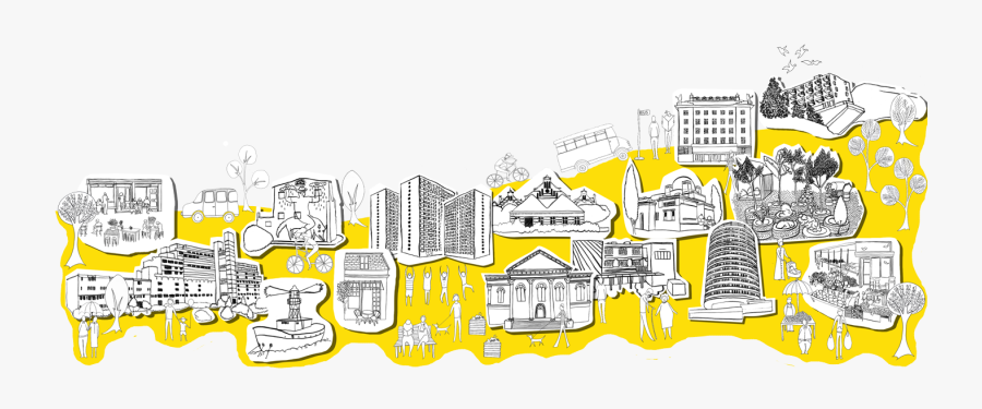 Clipart Free Download Urban Drawing Dreamlike - Illustration, Transparent Clipart