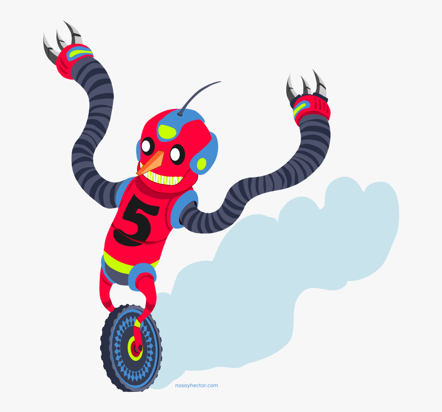Robot Running Clipart, Transparent Clipart