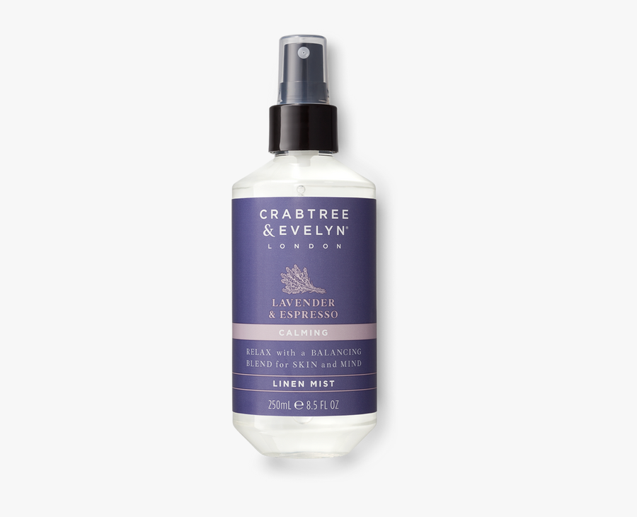 Clip Art Espresso Calming Linen Mist - Crabtree And Evelyn Lavender Linen Mist, Transparent Clipart