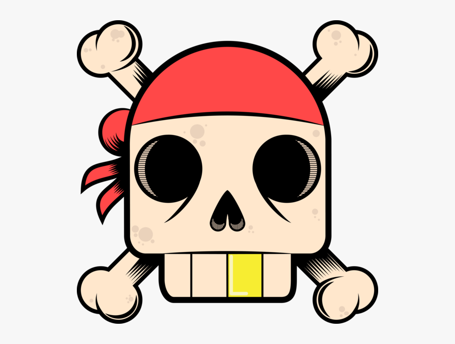 Pirate Skull, Transparent Clipart