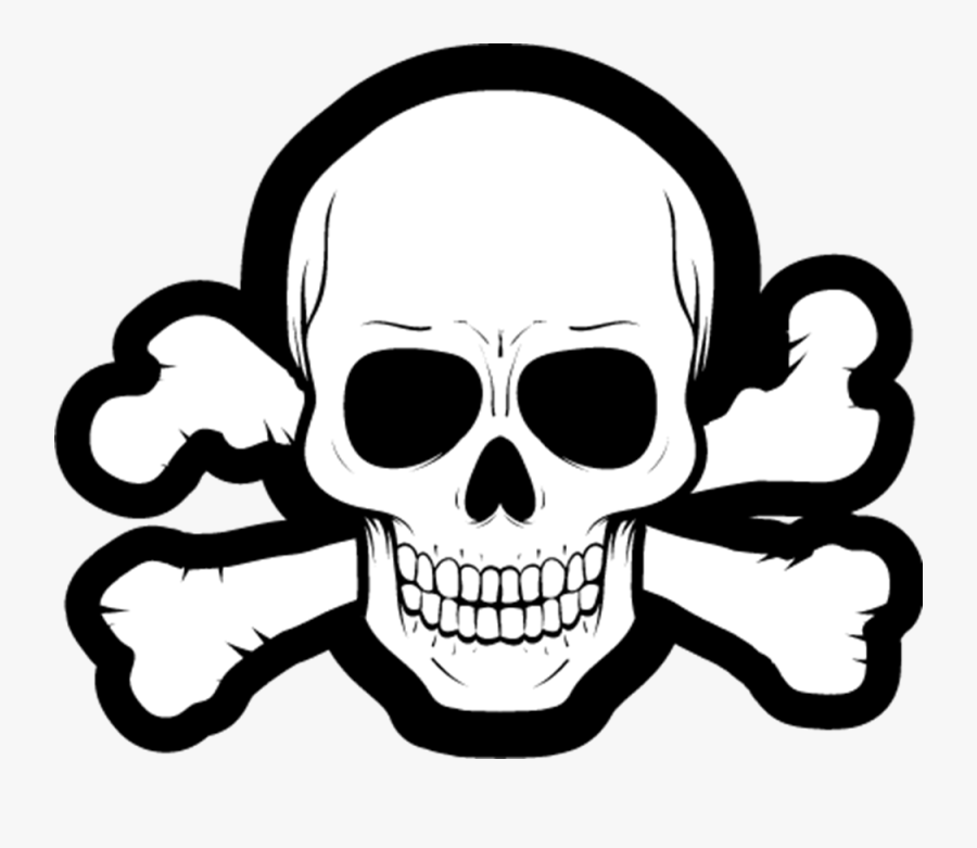 Pirate Skull - Sticker - Pirate Skull, Transparent Clipart