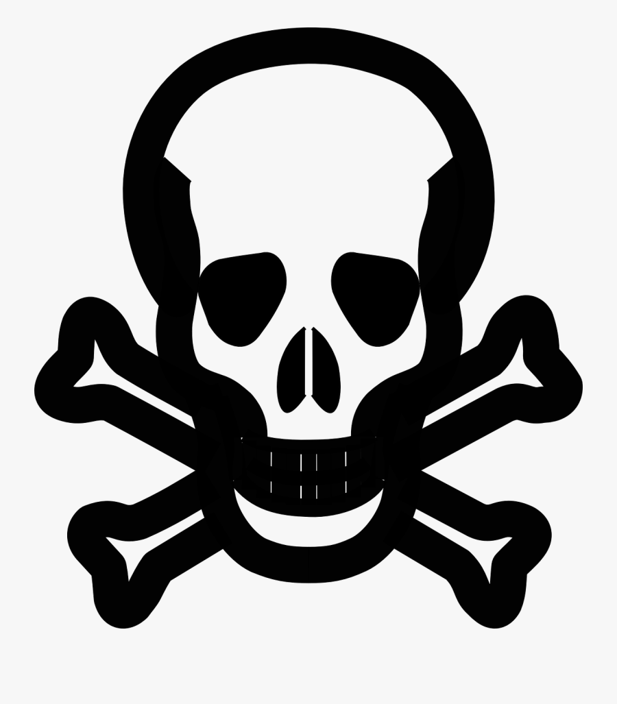 Skull And Crossbones - Skull And Crossbones Posin Transparent, Transparent Clipart