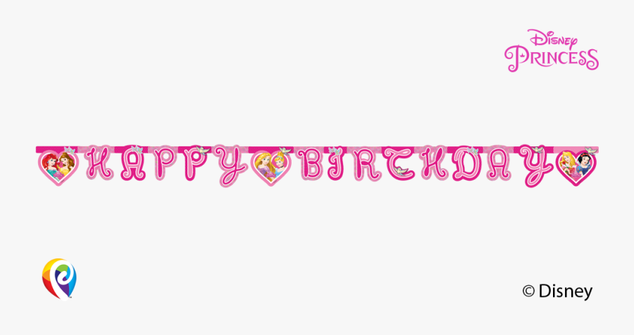 Happy Birthday Disney Princess Png, Transparent Clipart