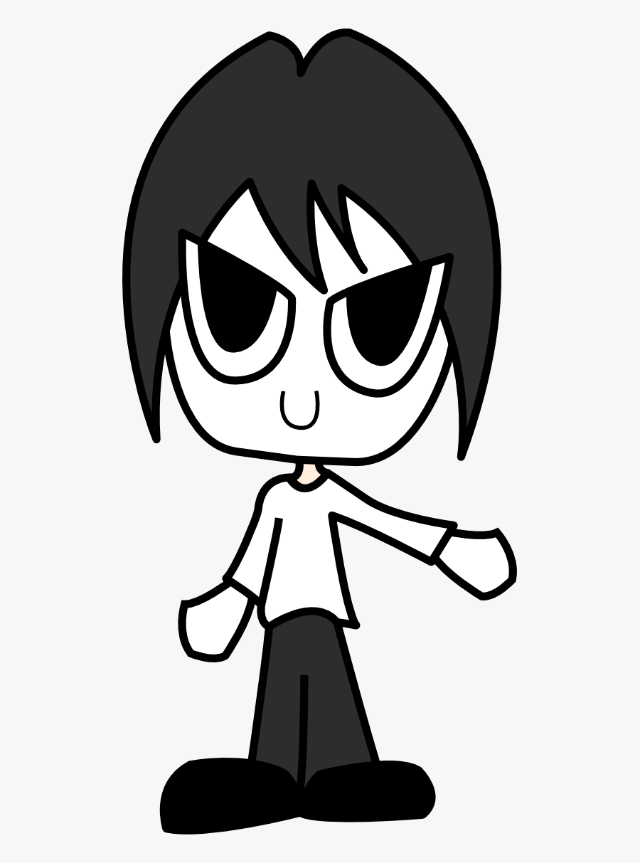 Net � Clip Art � Boy 2 Black White Line Background - Gambar Art Kartun, Transparent Clipart