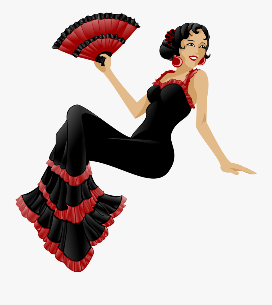 Flamenco Clipart, Transparent Clipart