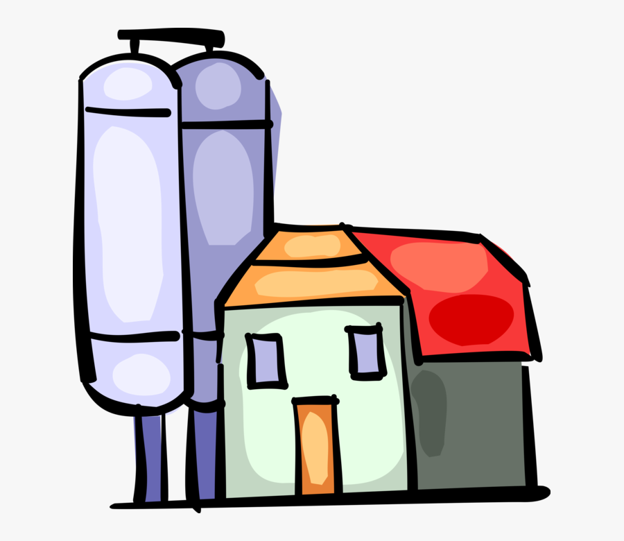 Silo Clip Art Farm Grain Agriculture, Transparent Clipart